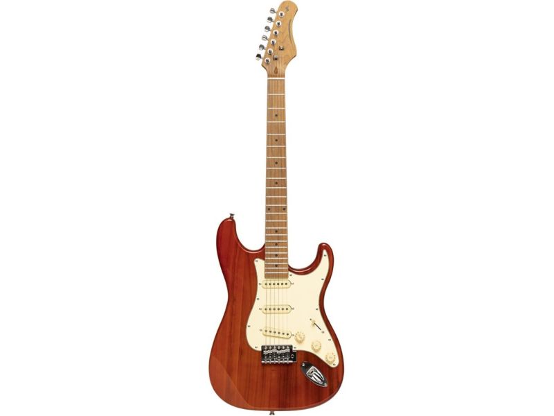 Купить Stagg SES-55 STF RED Электрогитара STRAT VINT