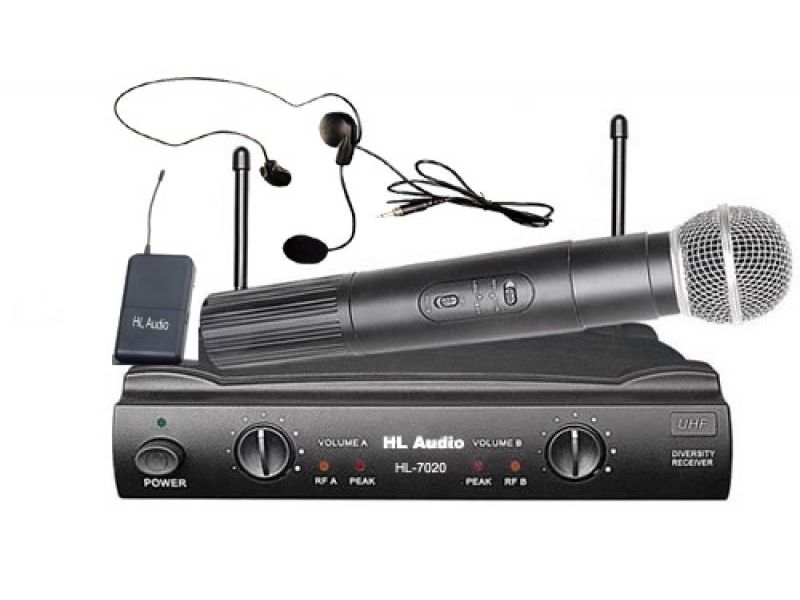 Купить HL-Audio HL-7020A Микрофонная радиосистема (ручной и головной микрофон)