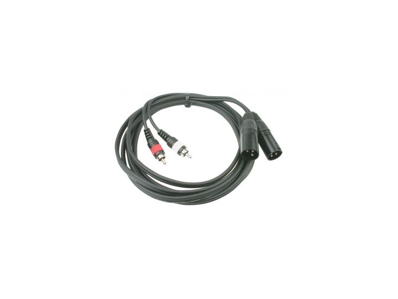 Купить Hilec CL26/3 Кабель 2 RCA-2 XLR male 3 м
