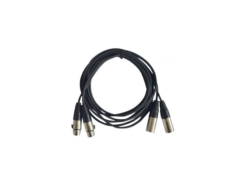 Купить Hilec CL2XM2XF/0.6 Кабель 2 XLR- 2 XLR 0,6 м