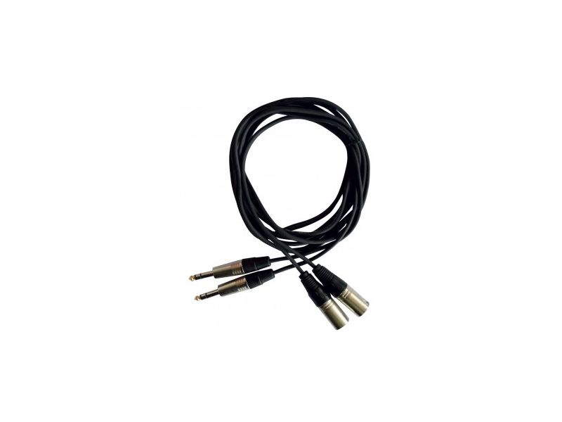 Купить Hilec CL41/3 Кабель 2 XLR- 2 stereo jack 3 м