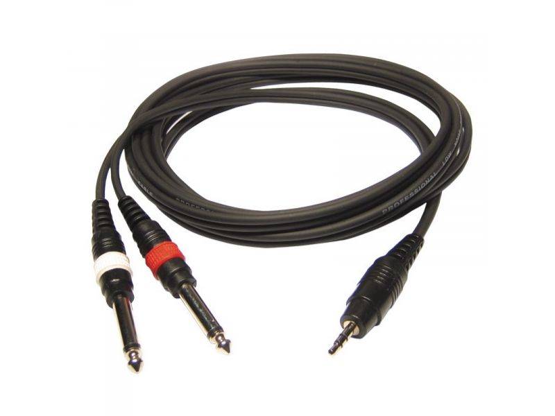 Купить Hilec CL31/3 Кабель stereo mini jack*2mono jack-3m