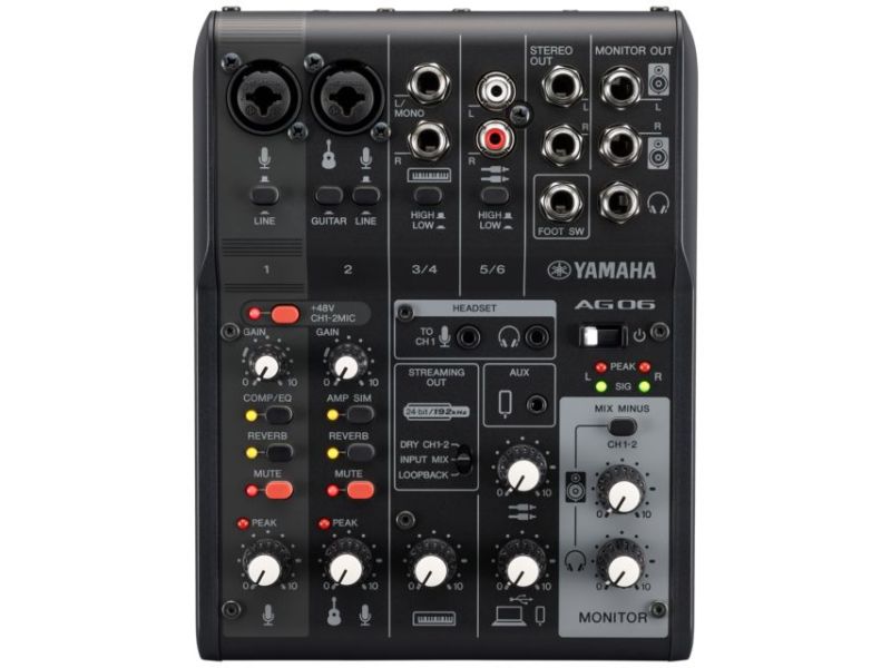 Купить Yamaha AG06 MK2 Пульт микшерный