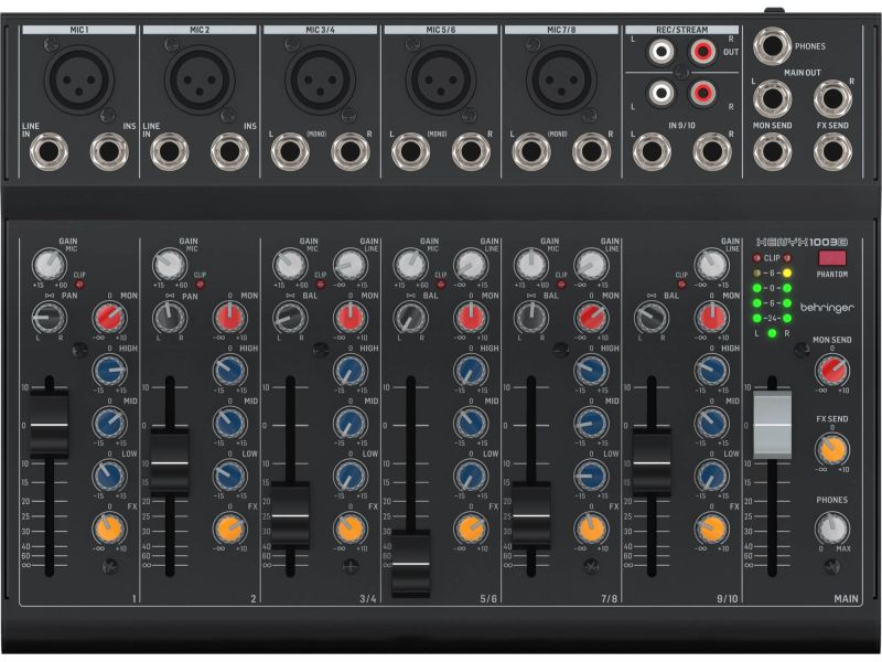 Купить Behringer X1003B Аналоговый микшерный пульт