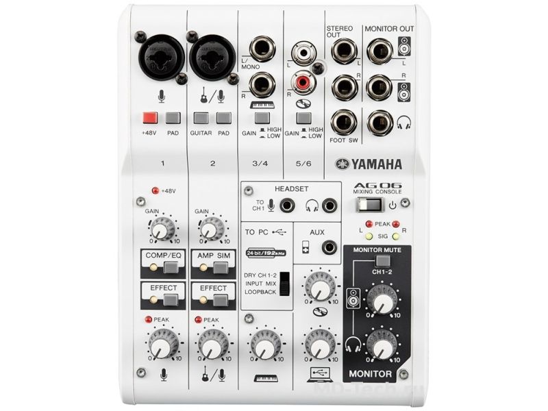 Купить Yamaha AG06 MK2 Пульт микшерный