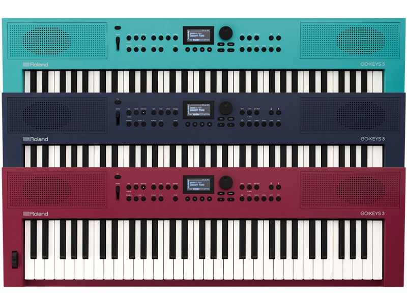 Купить Roland GO:KEYS 3 Синтезатор DARK RED
