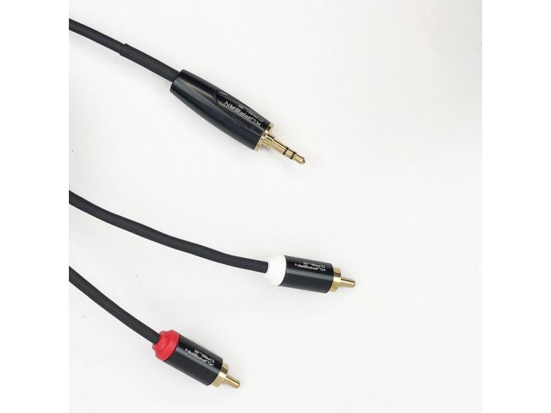 Купить KUPFERN KFYC181M Кабель mini stereo jack*2 RCA-1 m