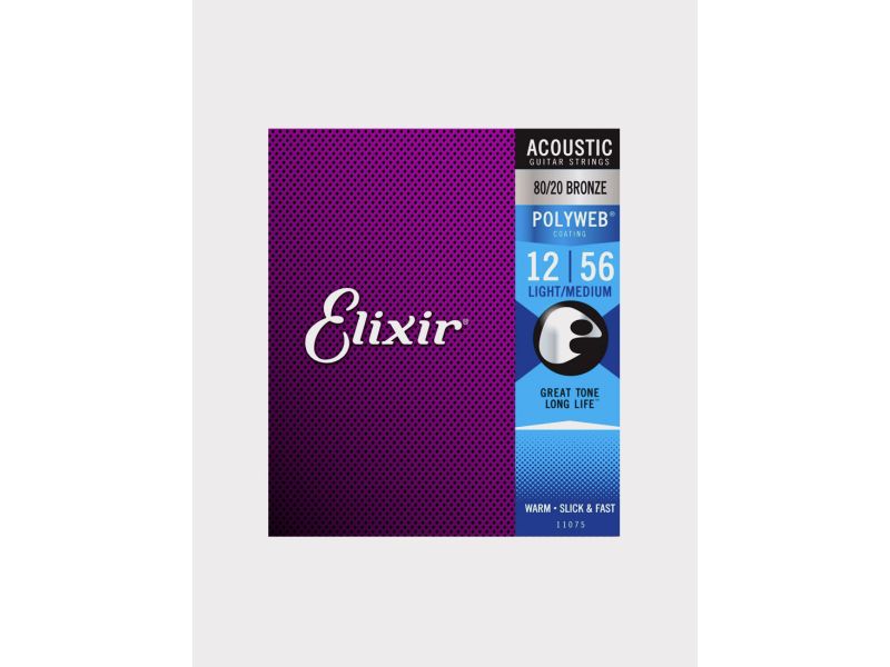Купить Elixir 11075 Струны для акустической гитары (12-56)