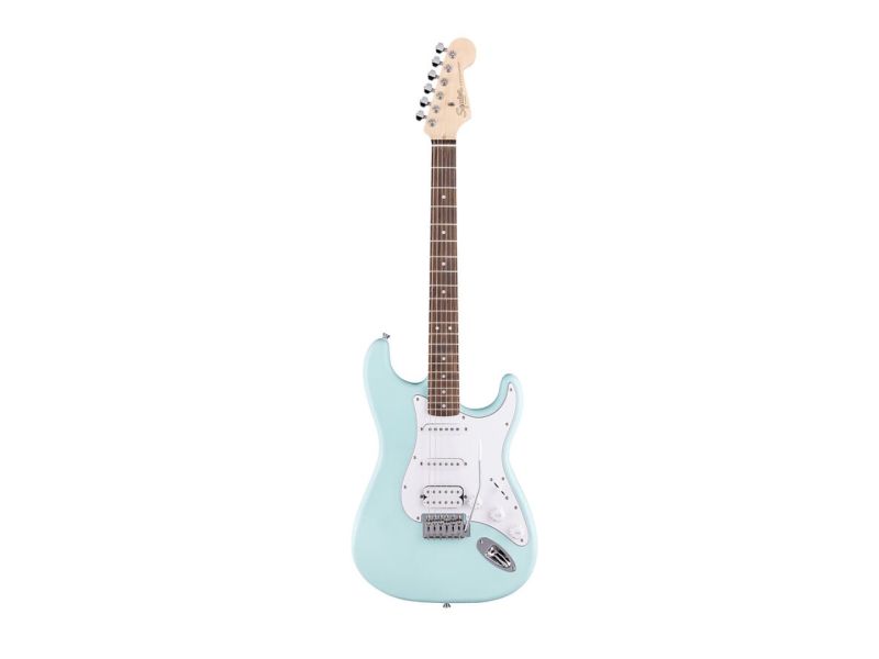 Купить FENDER SQUIER DEBUT Stratocaster HSS LRL Daphne Blue Электрогитара соло
