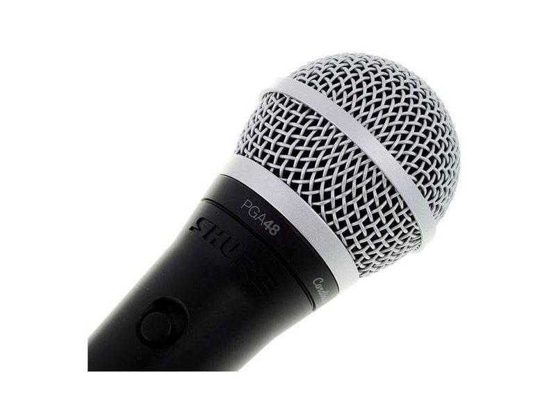 Купить Shure PGA48-XLR-E Микрофон шнуровой с кнопкой и кабелем