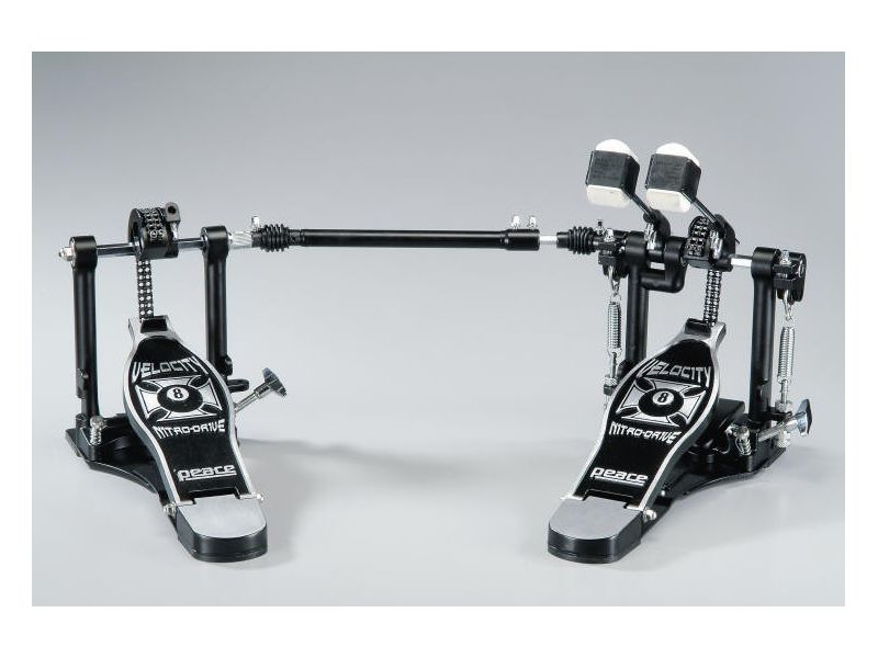 Купить Peace P-38950DC Velocity Nitro-Drive Двойная педаль для бас-барабана со двойными цепями