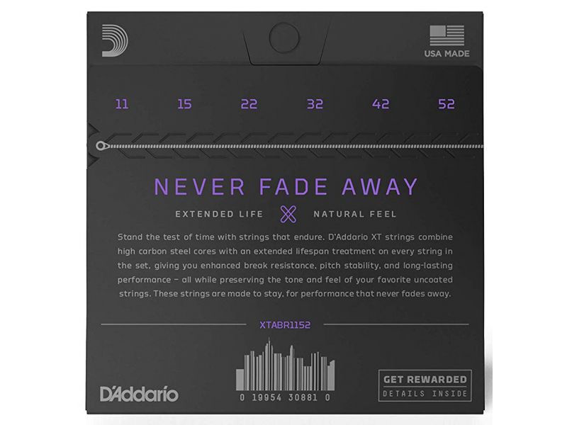 Купить D'addario XTABR1152 Струны для акустической гитары (11-52)
