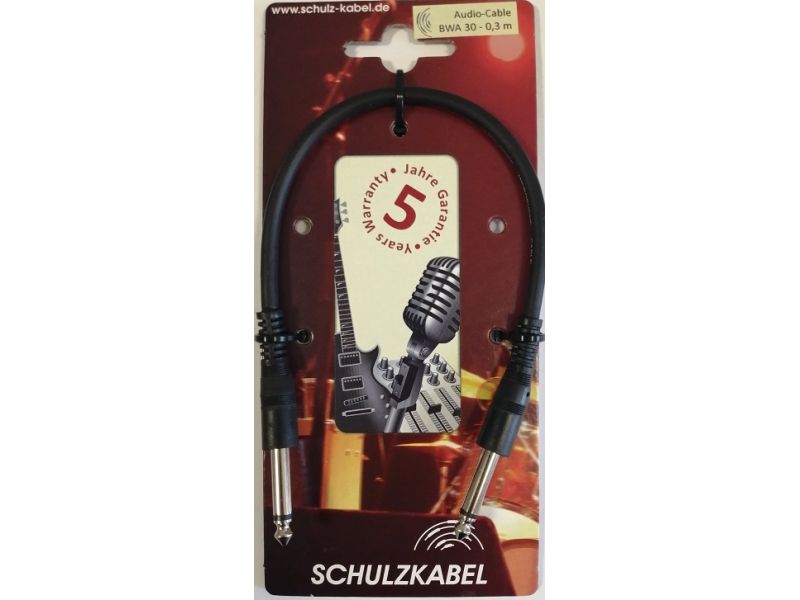 Купить Schulz Kabel BWA30 Кабель с разъемами Mono jack 0,3 м