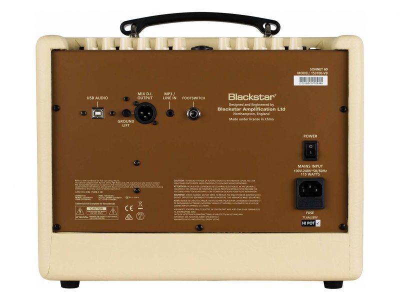 Купить Blackstar SONNET 60 Blonde Комбоусилитель для акустической гитары
