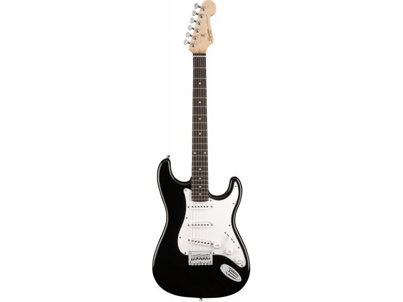 Купить FENDER SQUIER MM STRATOCASTER HARD TAIL BLACK Электрогитара (A089212)