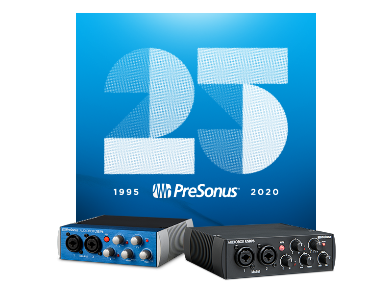 Купить PreSonus AudioBox USB96K 25TH Звуковая карта