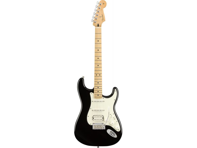Купить FENDER PLAYER STRAT HSS MN BLK  Электрогитара