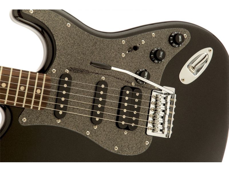 Купить FENDER SQUIER AFFINITY STRATOCASTER HSS LRL MONTEGO BLACK METALLIC Электрогитара (A083536)