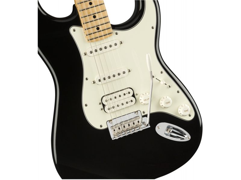 Купить FENDER PLAYER STRAT HSS MN BLK  Электрогитара